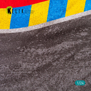 KELIK KS24003 ASPHALT ROAD 24 HOURS OF LE MANS TURN BASE - ACRYLIC 3 MM (180 X 357 MM) 1/24 – image 4