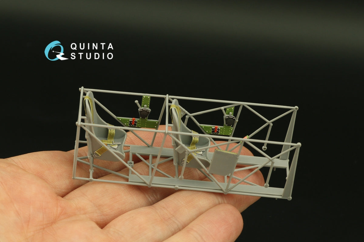Quinta Studio QD32152 PT-13/N2S-2/5 Kaydet 3D-Printed &amp;amp; colored Interior on decal paper (ICM) 1/32 – image 7