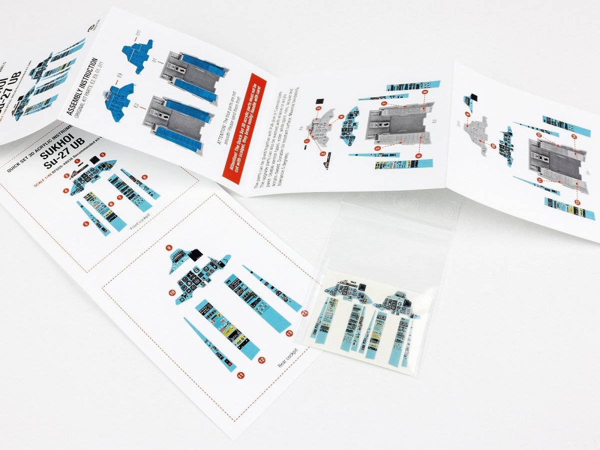 Red Fox Studio QS-48036 Sukhoi Su-27UB Flanker C GWH 1/48 – zdjęcie 3