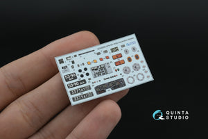 Quinta Studio QD+48569 APA-5D 3D-Printed &amp;amp; coloured Interior on decal paper (KittyHawk/Zimi model) (with 3D-printed resin parts) 1/48 – zdjęcie 4