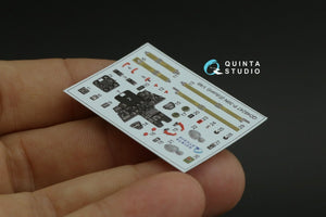 Quinta Studio QD48247 P-39 3D-Printed &amp;amp; coloured Interior on decal paper ( Eduard ) 1/48 – immagine 13