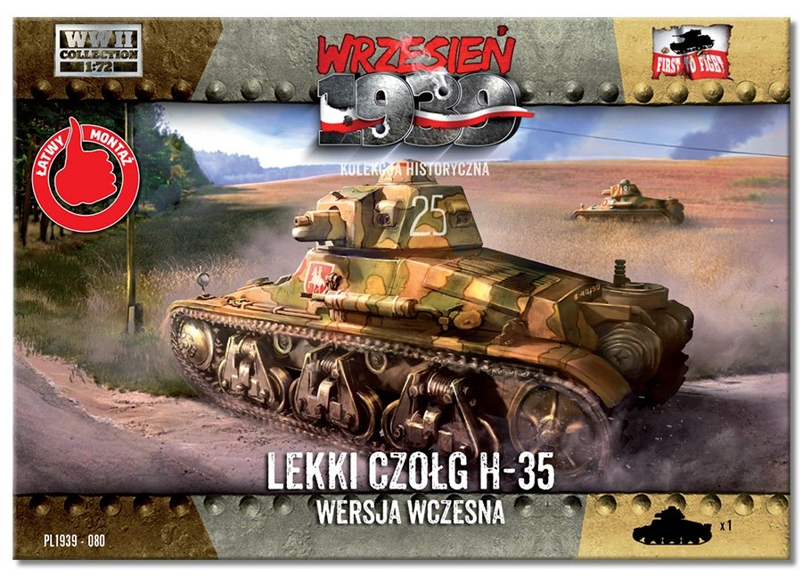 First to Fight PL080 lekki czołg H-35 1/72 – zdjęcie 2