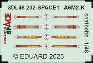 Eduard 3DL48232 A6M2-K seatbelts SPACE EDUARD 1/48 – zdjęcie 3