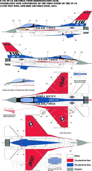Kinetic K48107 F-16C Viper Demo Team 2024 1/48 – zdjęcie 2