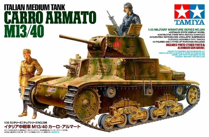 Tamiya 35296 Italian Medium Tank Carro Armato M13/40 1/35 – zdjęcie 2