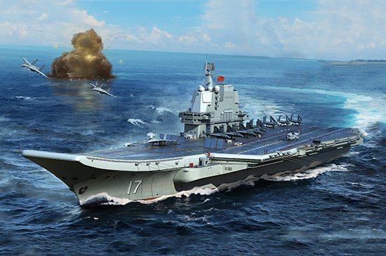 Trumpeter 06725 PLA Navy type 002 Aircraft Carrier 1/700 – zdjęcie 2