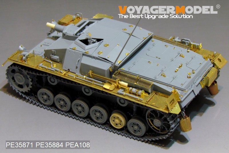 Voyager Model PE35871 WWII German StuG.III Ausf.C/D Basic for DRAGON 1/35 – zdjęcie 3