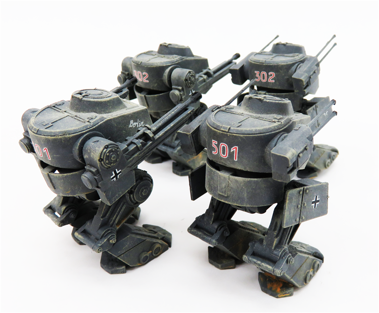 Modelcollect UA72195 Fist of War German WWII Blf-100A light fighting Mech 1/72 – zdjęcie 5