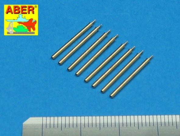 Aber A48 109 Set of 8 turned cal .50 (12.7mm) US Browning M2 barrels for P-47 Thunderbolt (1/48) – image 4