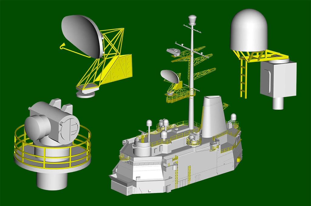 Trumpeter 05635 French Navy Helicopter Cruiser Jeanne dArc 2008 1/350 – zdjęcie 15