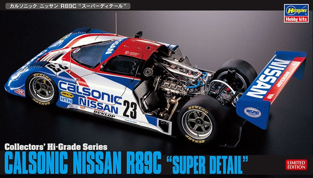 Hasegawa CH45 Collectors&amp;#39; Hi-Grade Series Calsonic Nissan R89C &amp;quot;Super Detail&amp;quot; 1/24