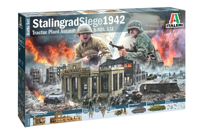 Italeri 6193 STALINGRAD SIEGE 1942 - BATTLE SET 1/72 – zdjęcie 2