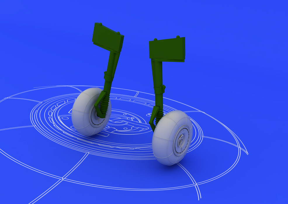 Eduard 672013 Bf 110G wheels 1/72 (EDUARD) – zdjęcie 3
