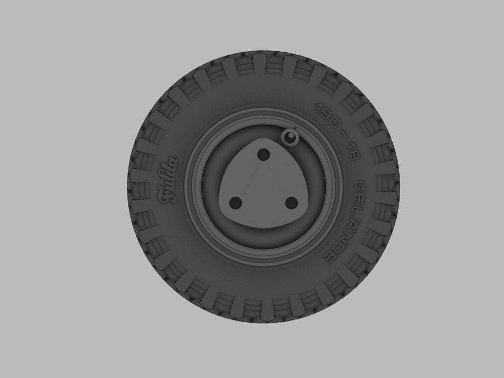 Panzer Art RE35-381 Sd.Kfz 221/222 road wheels (early pattern) 1/35 – image 2