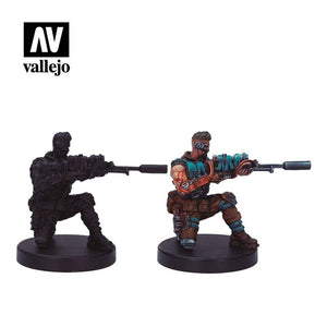 Vallejo 72309 Cyberpunk RED Solo Paint Set 8x17ml – zdjęcie 3