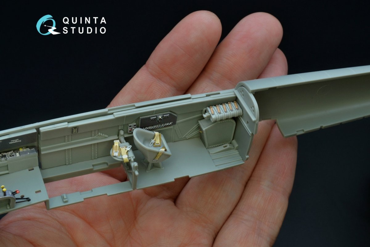 Quinta Studio QD48192 Bf 110C/D 3D-Printed &amp;amp; coloured Interior on decal paper (for Cyber-hobby kit) 1/48 – zdjęcie 5