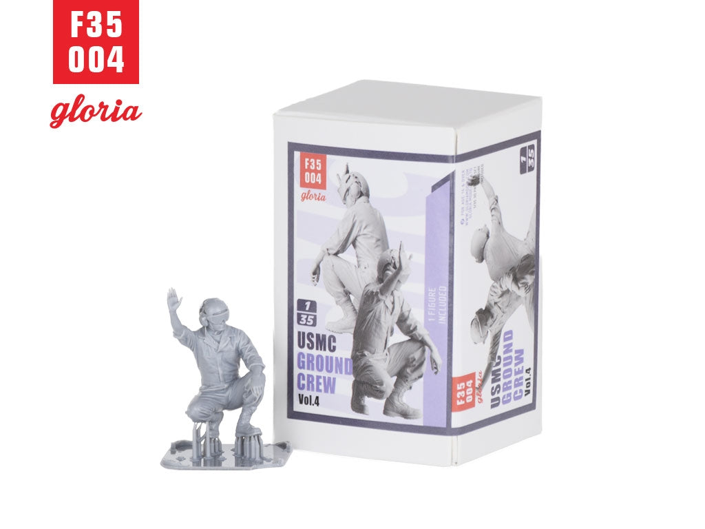 Gloria F35004 USMC Ground Crew Type 4 3D Printed Figures 1/35 – immagine 5