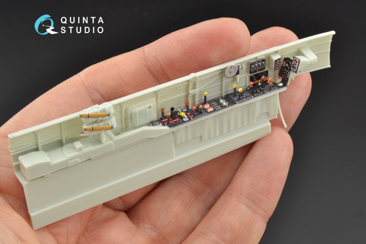 Quinta Studio QD32084 Ju 88A-1 3D-Printed &amp;amp; colored Interior on decal paper (Revell) 1/32 – image 8