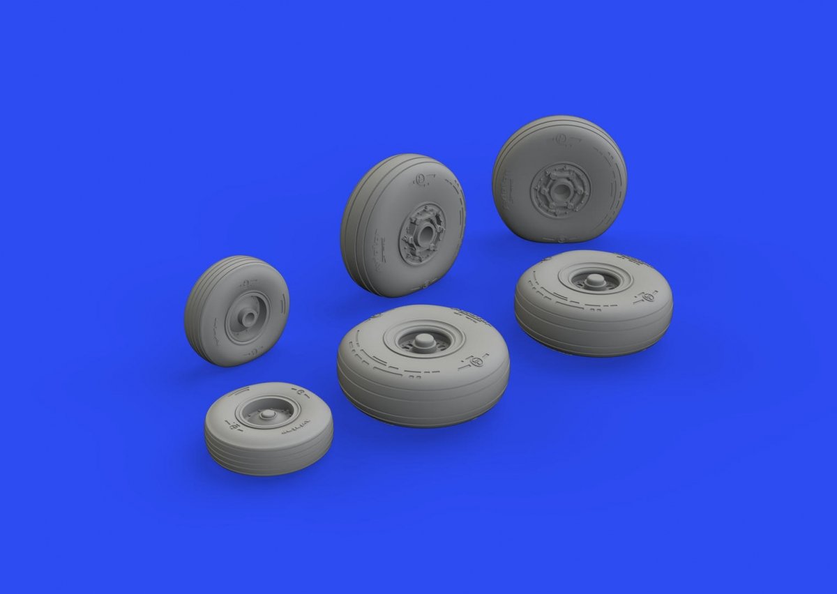 Eduard 672263 C-130 wheels ZVEZDA 1/72 – image 3