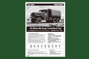 Hobby Boss 83801 US White 666 Cargo Hard Top 1/35 – image 2
