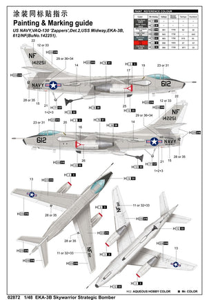 Trumpeter 02872 EKA-3B Skywarrior – immagine 3