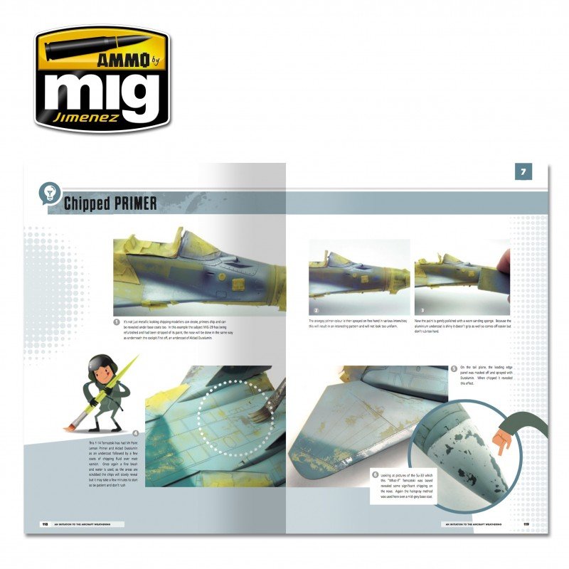 AMMO of Mig Jimenez 6030 MODELLING SCHOOL: AN INITIATION TO AIRCRAFT WEATHERING (English) – immagine 4
