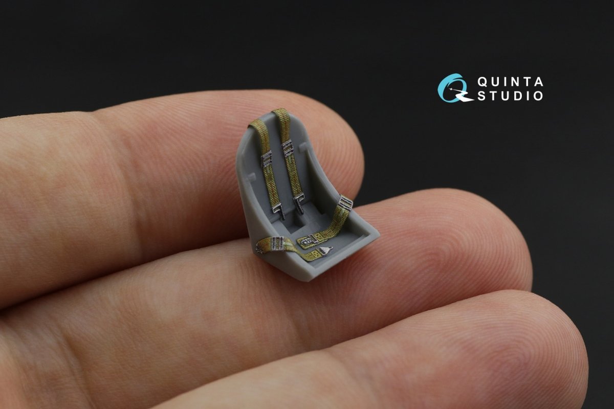Quinta Studio QD48126 F4U-1 Corsair (Birdcage) 3D-Printed &amp;amp; colored Interior on decal paper (Hobby Boss) 1/48 – image 4