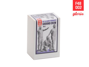 Gloria F48002 Ground Crew US Air Force vol.2 3D Printed Figures x 3 1/48 – zdjęcie 2