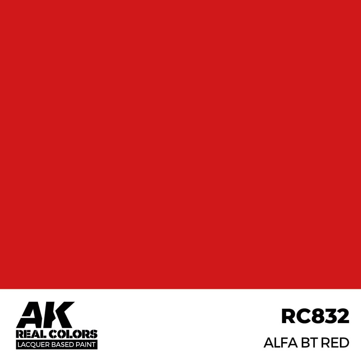 AK Interactive RC832 Alfa BT Red 17 ml