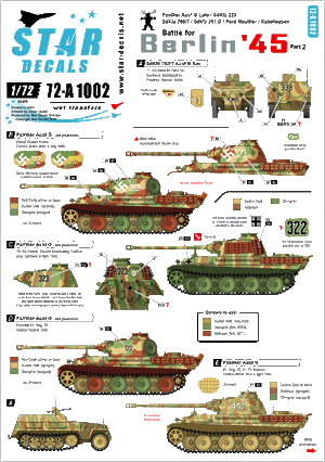 Star Decals 72-A1002 Battle for Berlin 45 #2 1/72