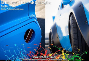 Zero Paints ZP-1402 - Ice Blue Pearl Paint for Liberty Walk GC111 Skyline (Ken Mary) 60ml – zdjęcie 9