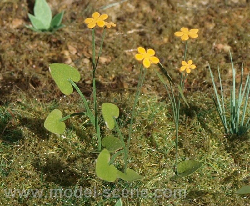 Model Scene VG3-003 Marsh Marigold 1/32, 1/35