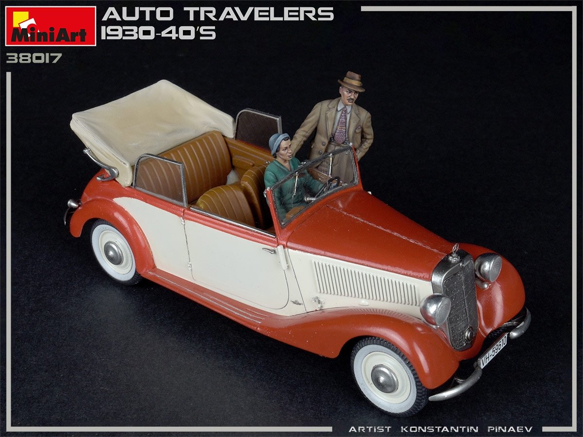 MiniArt 38017 AUTO TRAVELERS 1930-40S 1/35 – zdjęcie 10