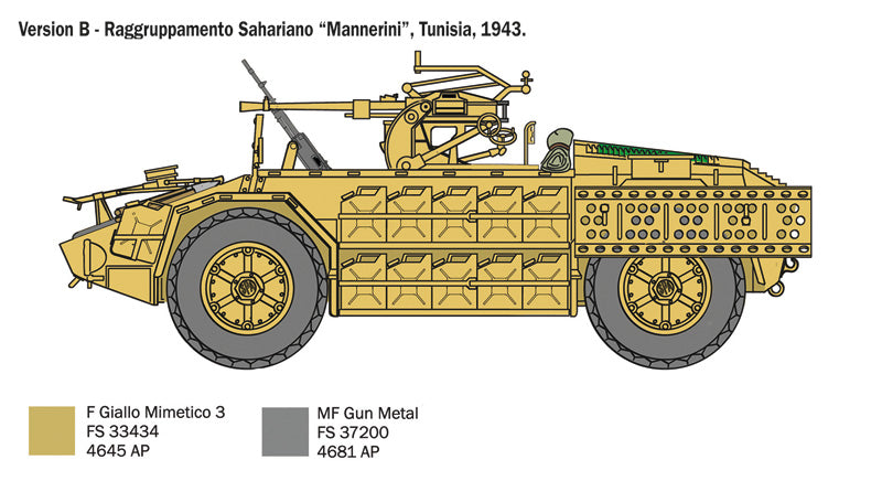 Italeri 6530 AS.42 SAHARIANA 1/35 – zdjęcie 4