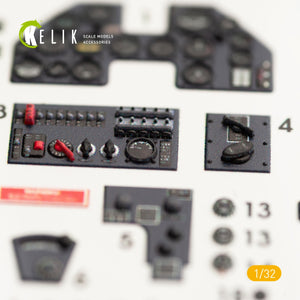 KELIK K32005 P-40M INTERIOR 3D DECALS FOR TRUMPETER KIT 1/32 – image 4