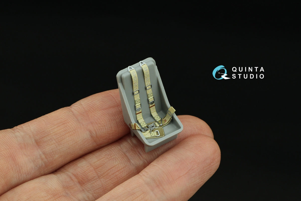 Quinta Studio QR+32033 Ceintures de sécurité pour avions de chasse de la Luftwaffe de la Seconde Guerre mondiale (avec boucles métalliques) (Tous les kits) 1/32 – image 7