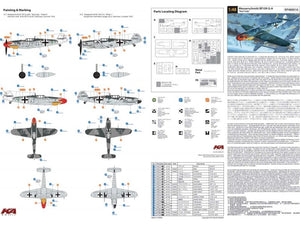 KA Models KP-48001A Messerschmitt Bf109 G-6 Red Tulip ( ex Fujimi )1/48 – zdjęcie 11