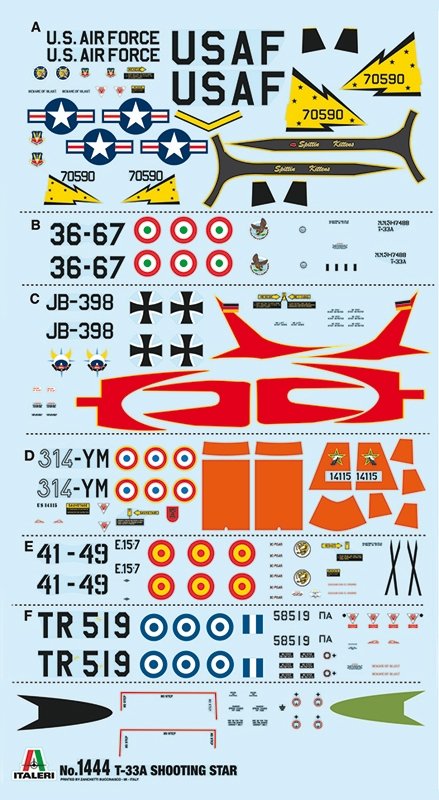 Italeri 1444 T-33A SHOOTING STAR 1/72 – image 2