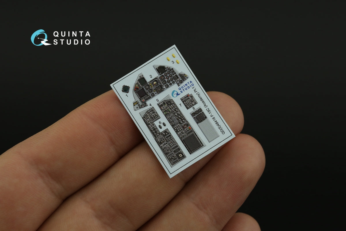 Quinta Studio QD48416 F-15C 3D-Printed coloured Interior on decal paper (Academy) 1/48 – zdjęcie 3