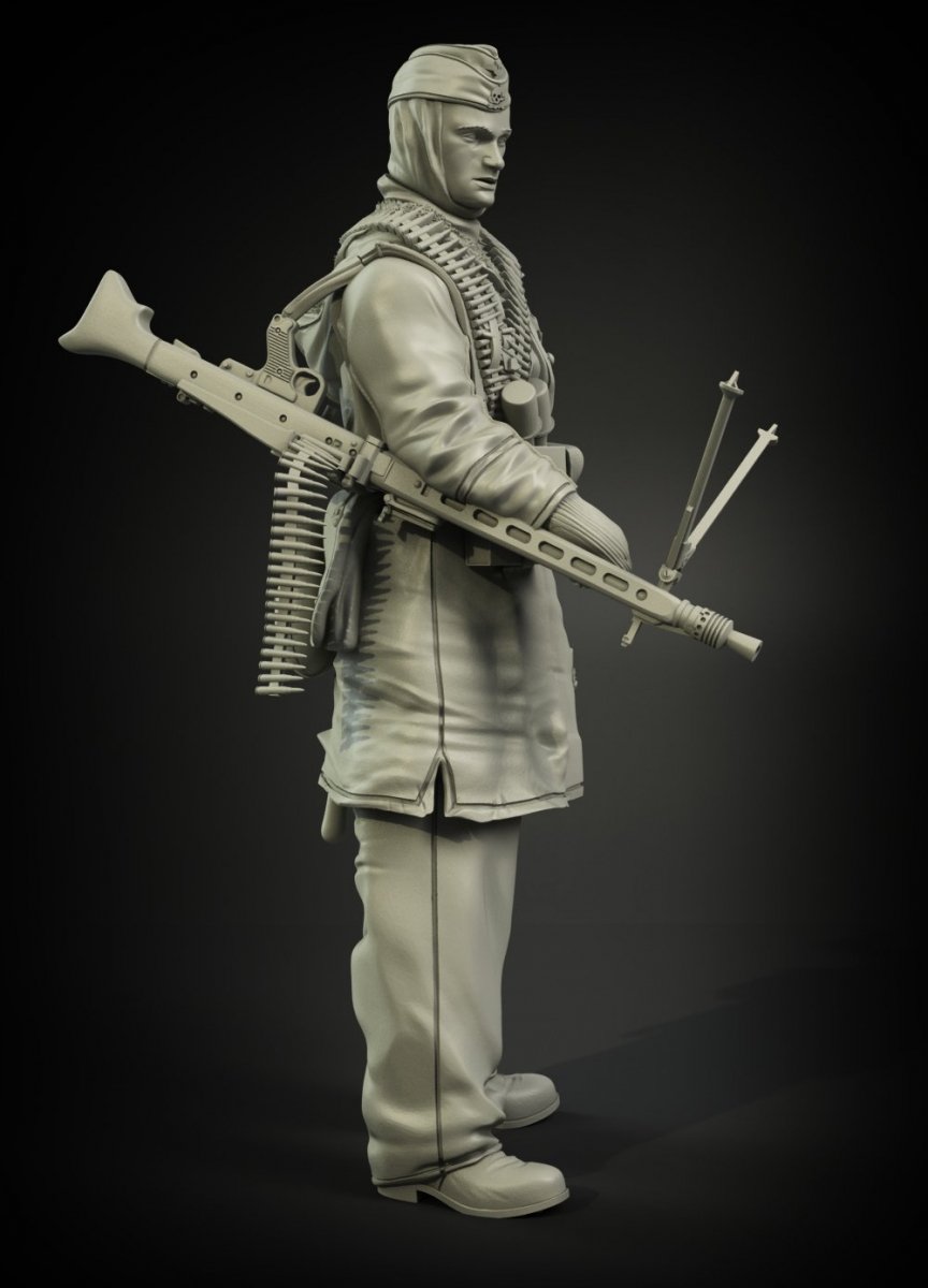 Panzer Art FI35-063 Waffen-SS Anorakanzug MG-42 gunner 1/35 – image 2