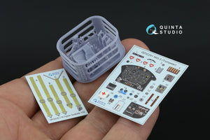 Quinta Studio QD+32241 MiG-3 3D-Printed &amp;amp; coloured Interior on decal paper (Trumpeter) (with 3D-printed resin parts) 1/32 – zdjęcie 2