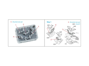 Quinta Studio QT48039 I-16 type 5, Exhaust pipes (Zvezda) 1/48 – image 2