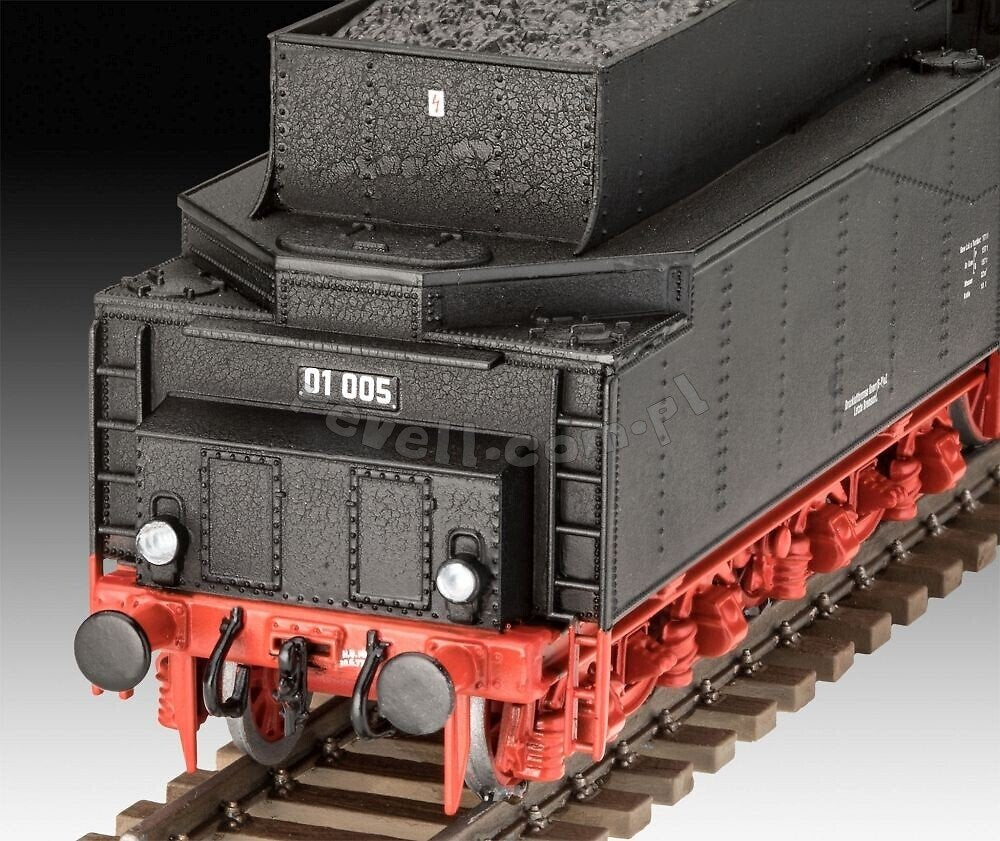 Revell 02172 Schwere Schnellzuglokomotive mit Tender 2&amp;#39;2 T32 BR 01 1/87 – zdjęcie 4