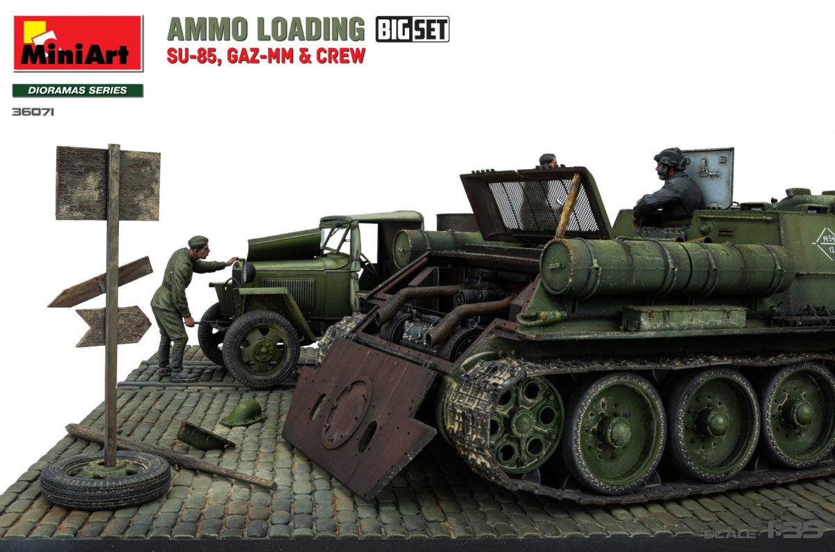 Miniart 36071 AMMO LOADING. SU-85, GAZ-MM and CREW. BIG SET 1/35 – zdjęcie 7