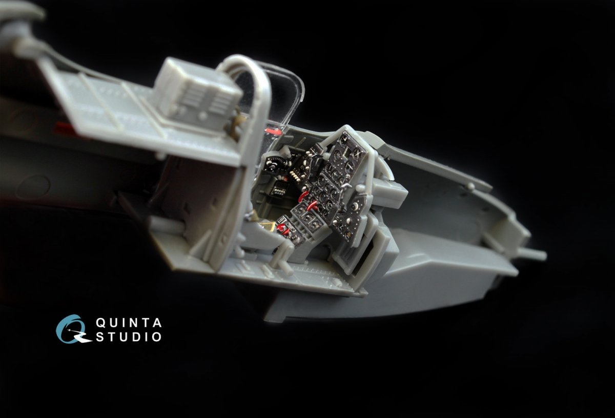 Quinta Studio QD48034 P-39Q/N 3D-Printed &amp;amp; colored Interior on decal paper (for Hasegawa kit) 1/48 – image 5