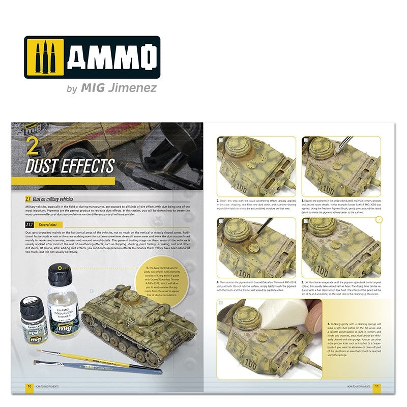 Ammo of Mig 6293 How to use Pigments - AMMO Modelling Guide (English) – zdjęcie 3