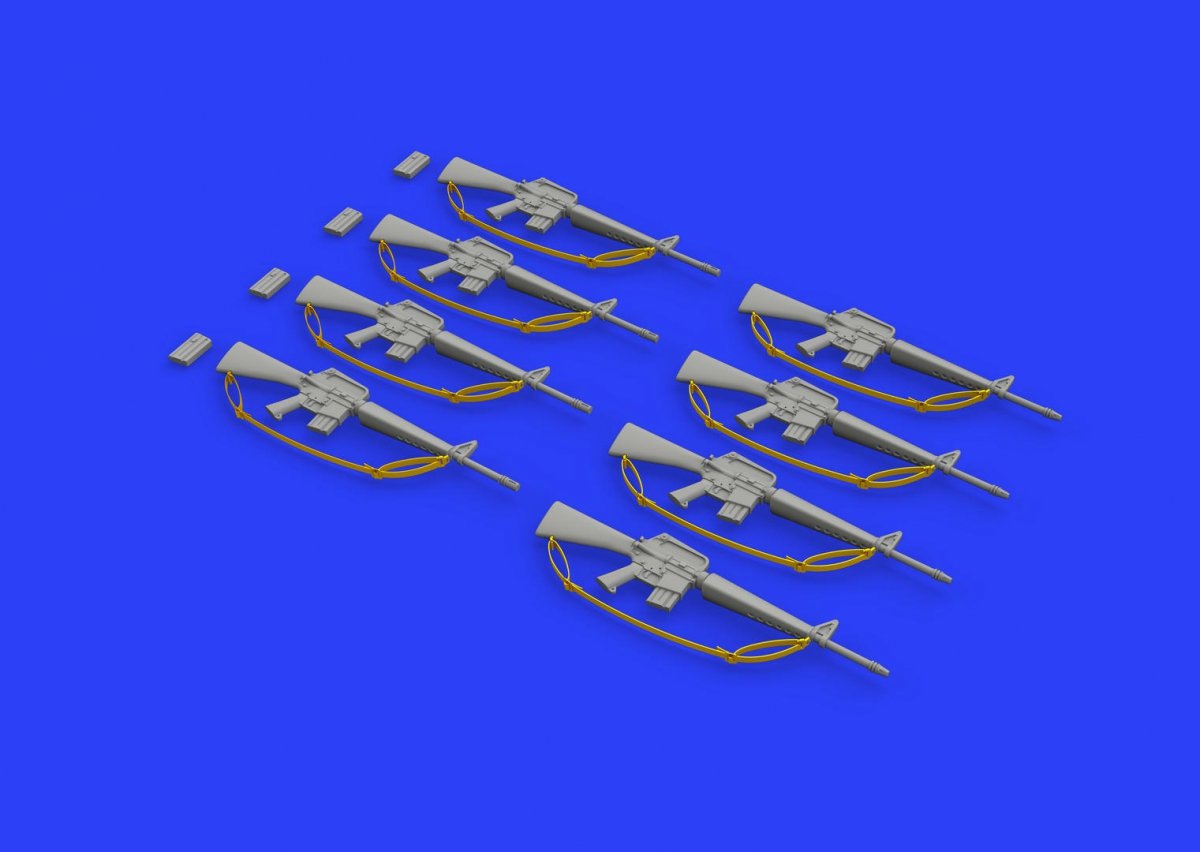Eduard 635009 M16 rifle Vietnam War 1/35 – zdjęcie 3