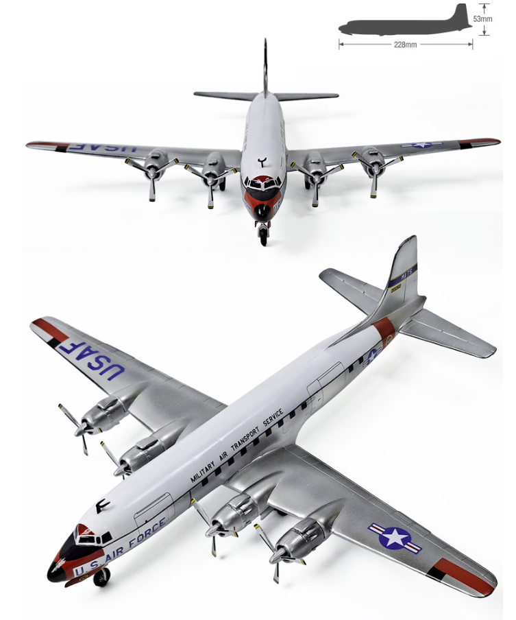 Academy 12634 USAF C-118 Liftmaster 1/144 – zdjęcie 7