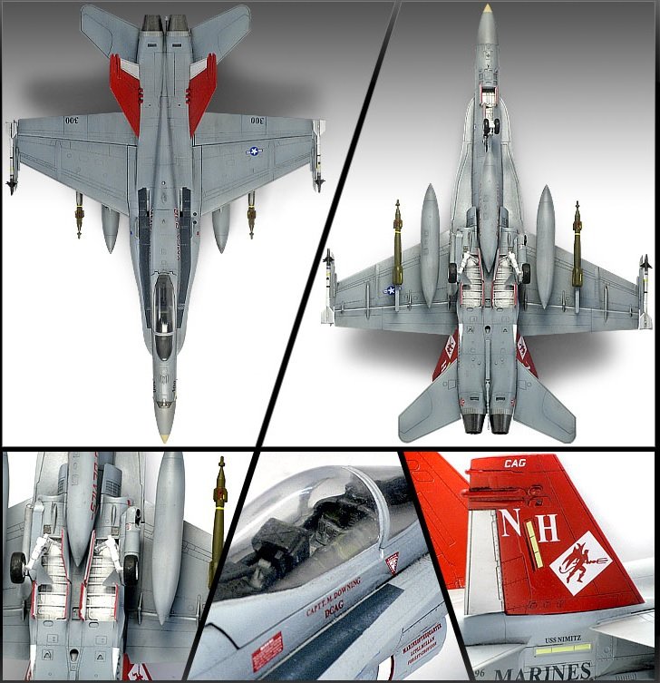 Academy 12520 USMC F/A-18 VMFA-232 RED DEVILS 1/72 – immagine 2