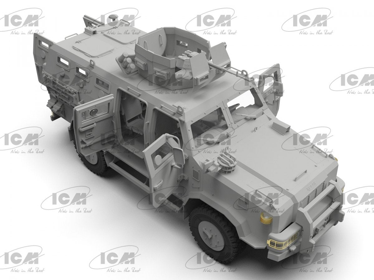 ICM 35014 Kozak-2 Ukrainian MRAP-class Armored Vehicle 1/35 – image 9